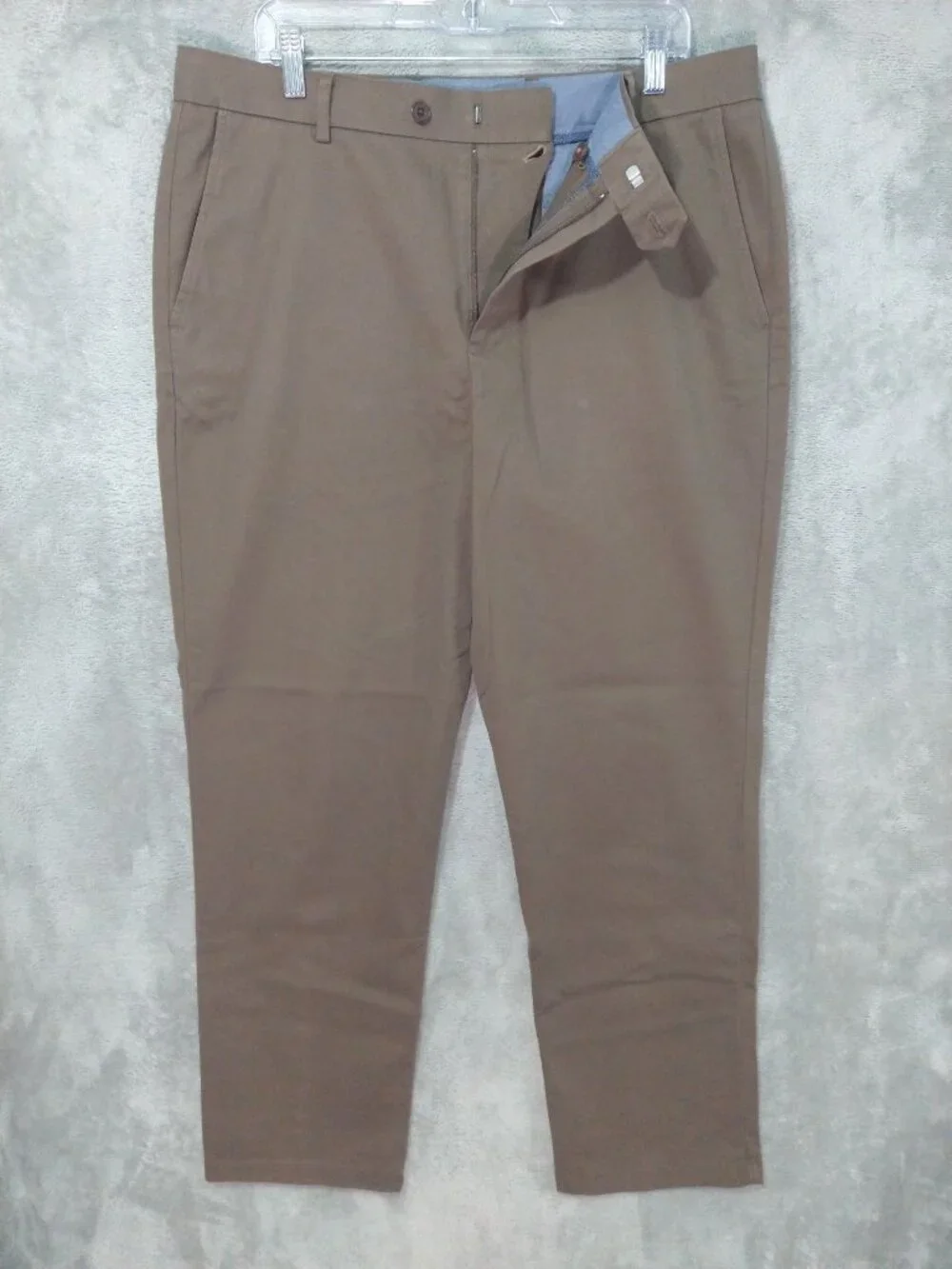 Charles Tyrwhitt Pants Mens 36x30 Beige Chino Classic Fit Non Iron Flat Front